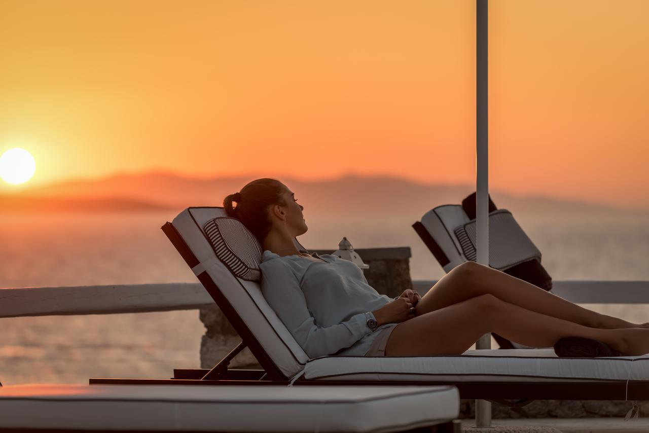Capo Di Mykonos Resort Agios Ioannis Diakoftis Eksteriør bilde