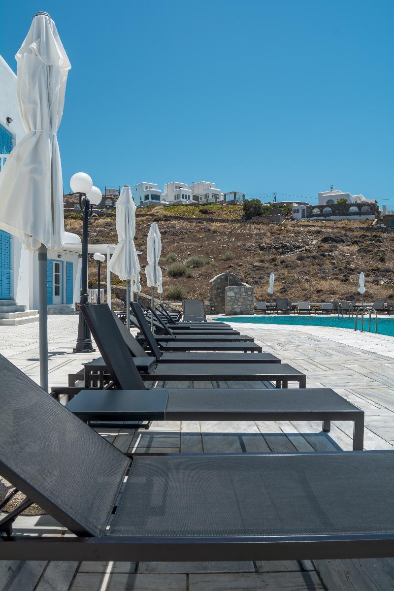 Capo Di Mykonos Resort Agios Ioannis Diakoftis Eksteriør bilde