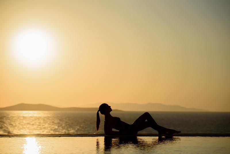 Capo Di Mykonos Resort Agios Ioannis Diakoftis Eksteriør bilde